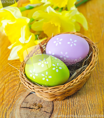 Image of easter eggs