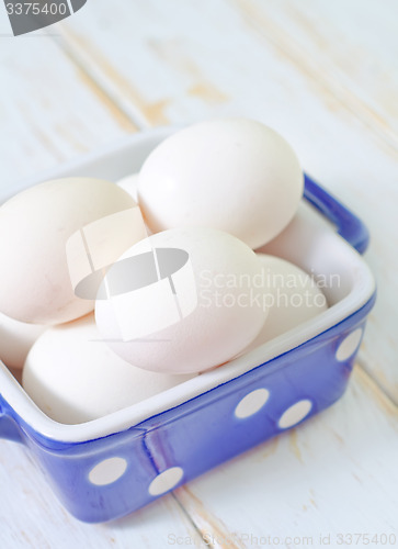 Image of raw eggs