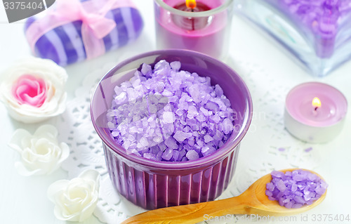 Image of sea salt and soap