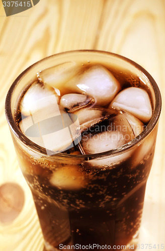 Image of coca in glass