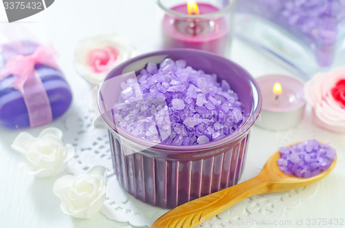 Image of sea salt and soap