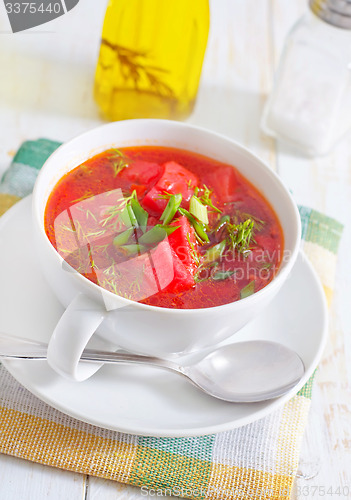 Image of fresh soup