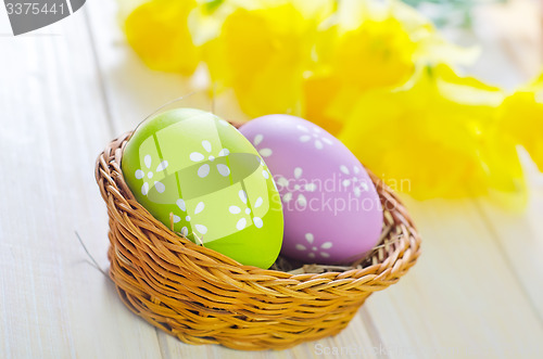 Image of easter eggs