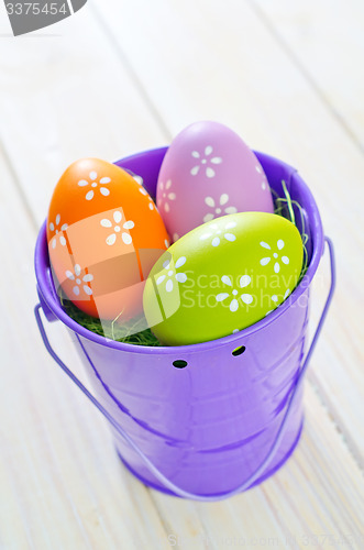 Image of easter eggs