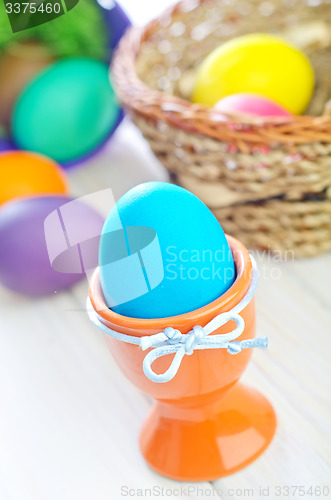 Image of easter eggs