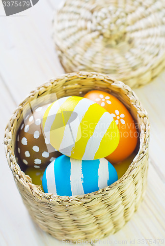 Image of easter eggs