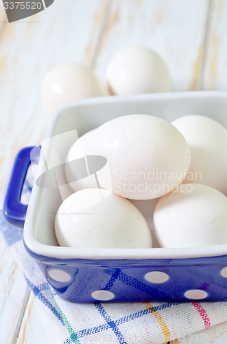 Image of raw eggs