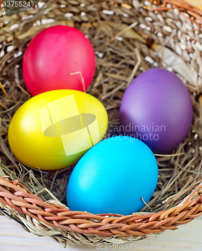 Image of easter eggs