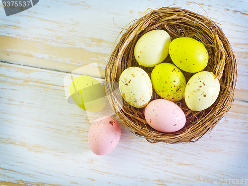 Image of color eggs
