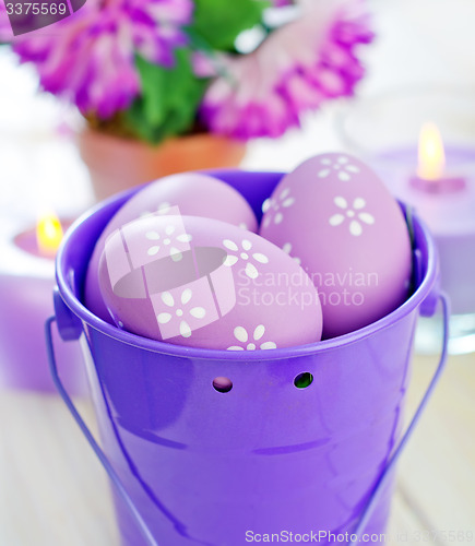 Image of easter eggs