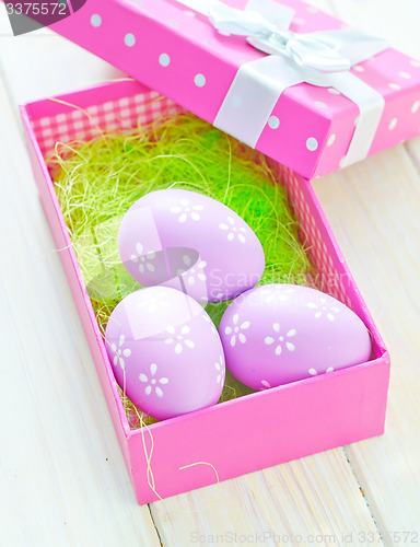 Image of easter eggs