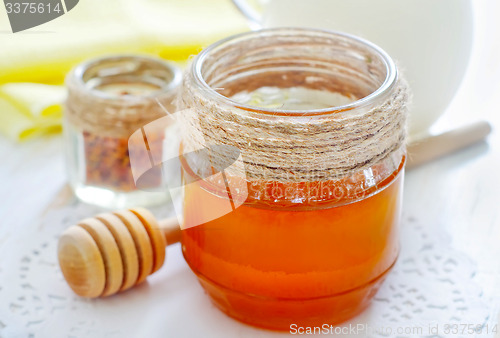 Image of honey and milk