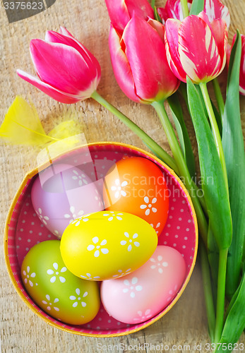 Image of easter eggs