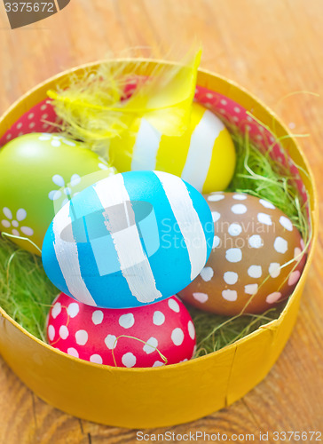 Image of easter eggs