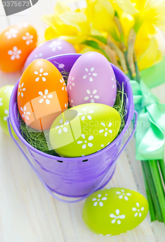 Image of easter eggs