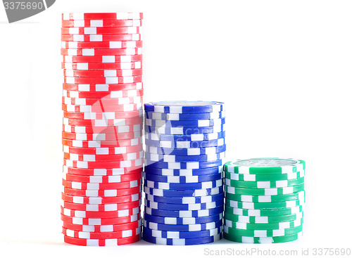 Image of chips for poker