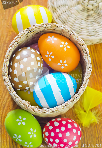 Image of easter eggs