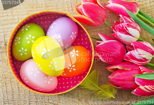 Image of easter eggs