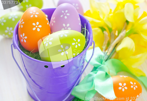 Image of easter eggs