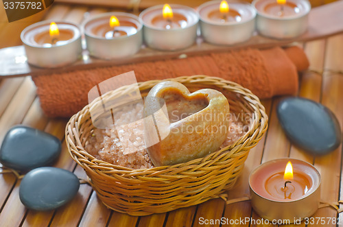 Image of sea salt and soap