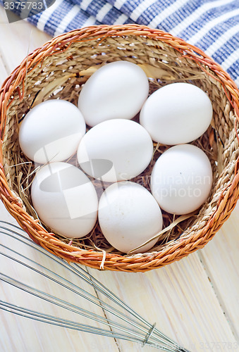 Image of raw eggs