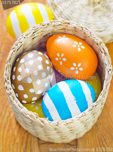 Image of easter eggs