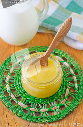 Image of honey and milk