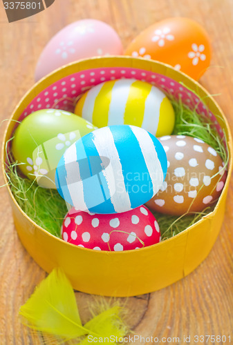 Image of easter eggs