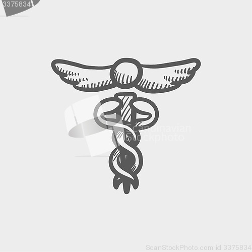 Image of Medical symbol sketch icon