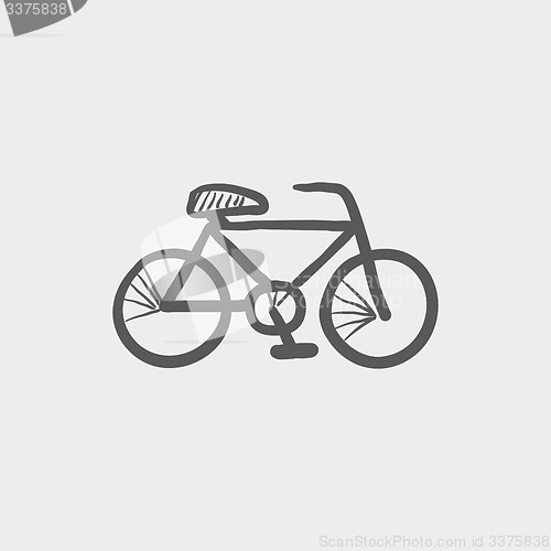 Image of Bicycle sketch icon