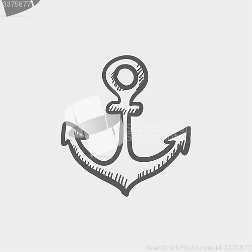 Image of Anchor sketch icon