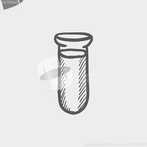 Image of Test tube sketch icon
