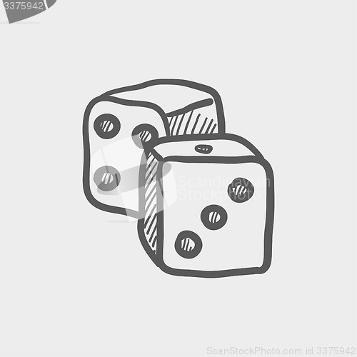 Image of Dices sketch icon