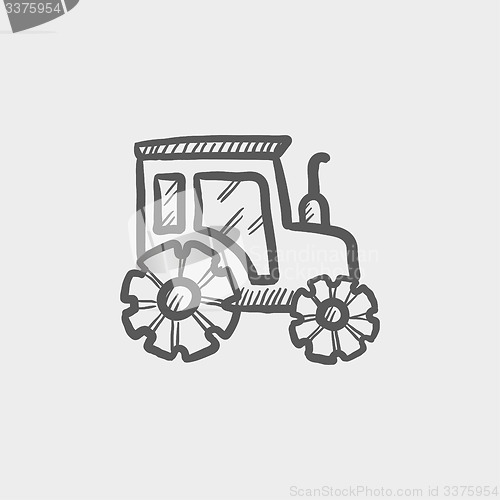 Image of Offroad car sketch icon