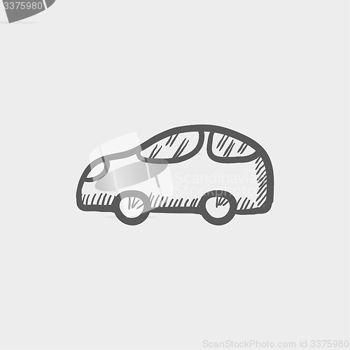 Image of Car sketch icon