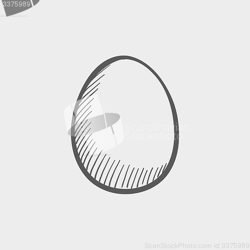 Image of Egg sketch icon