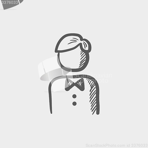 Image of Waiter sketch icon