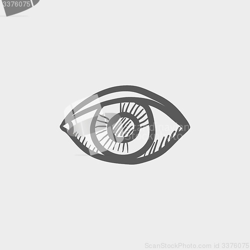 Image of Eye sketch icon