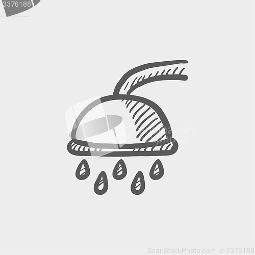 Image of Shower sketch icon