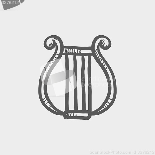 Image of Lyre sketch icon