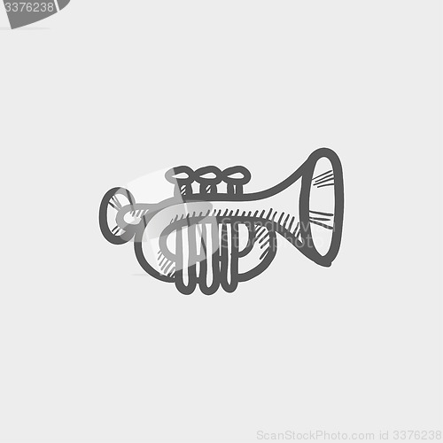 Image of Trumpet sketch icon