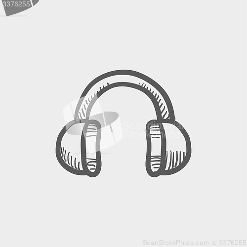 Image of Headphone sketch icon