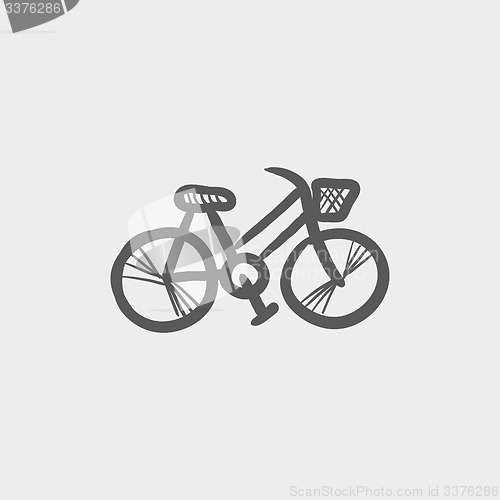 Image of Bicycle sketch icon