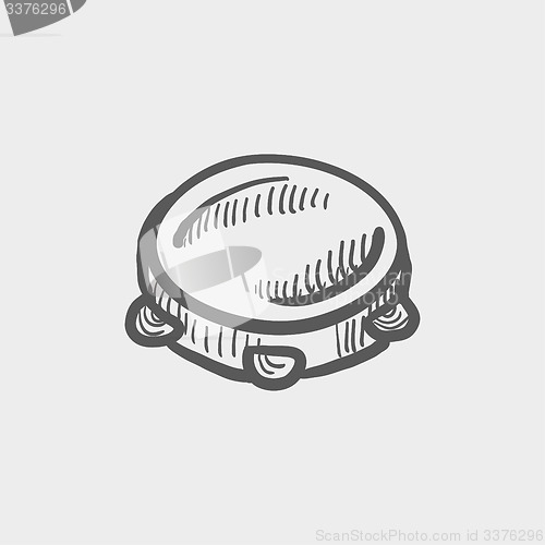 Image of Tambourine sketch icon