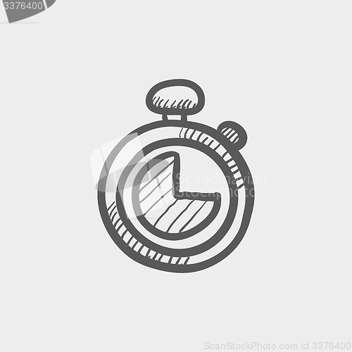 Image of Stopwatch sketch icon
