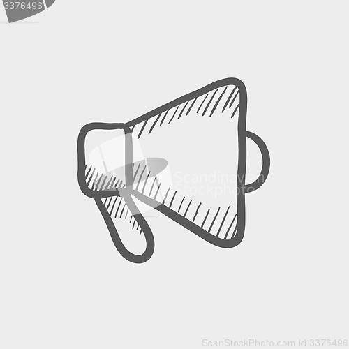 Image of Megaphone sketch icon