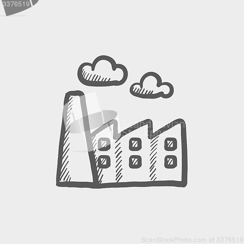 Image of City background sketch icon