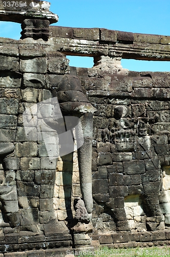 Image of Sculptured statue at Terrace of the Elephant