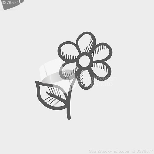 Image of Flower sketch icon