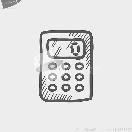 Image of Calculator sketch icon